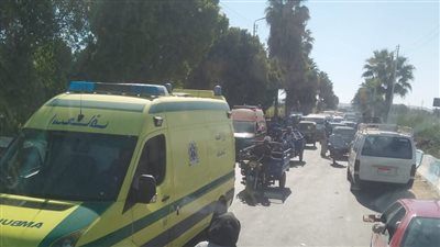 السير عكس الاتجاه.. تصادم سيارتين ميكروباص في الطريق الزراعي بالقليوبية 