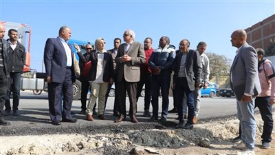 محافظ الجيزة يوجه برصف الطبقة الرابطة بطريق طراد النيل أوسيم بطول 2 كم