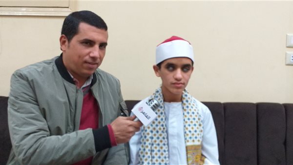 الشيخ محمود مع مراسل