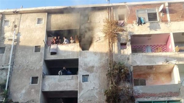 جانب من الحريق