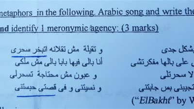 عميدة ألسن عين شمس ترد على وجود أغنية لـ ويجز بامتحان الكلية: غنى باسم مصر ومفيش مشكلة