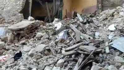 انتداب لجنة من هندسة القاهرة لفحص المباني المجاورة لعقار إمبابة المنهار 