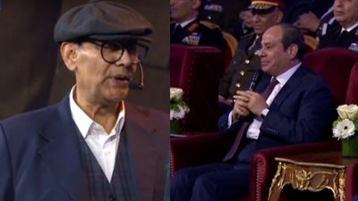 بعد تقديمه فيلمًا عن رجال الشرطة.. السيسي لأحمد بدير: محتاجين مسلسل 5 حلقات لكل شخصية 