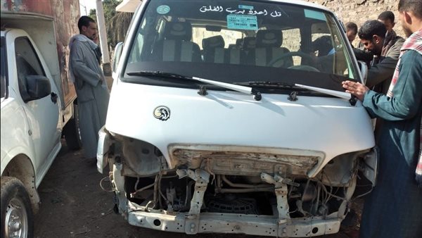 حادث تصادم بأسيوط