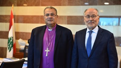 رئيس الطائفة الإنجيلية لـ وزير التعليم اللبناني: نصلي من أجل استقرار لبنان العزيز