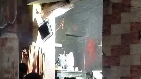 حريق في محل تجاري