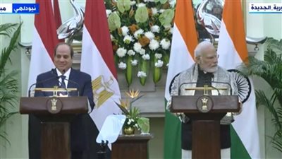 السيسي: اتفقنا مع الهند على تكثيف رحلات الطيران بين القاهرة ونيودلهي