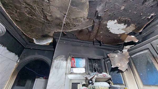 حريق في منزل الفنانة