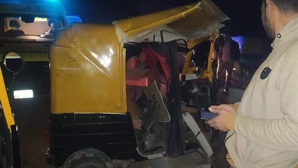 حادث تصادم توك توك-