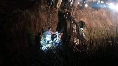الفرح تحول إلى مأتم.. ارتفاع عدد الضحايا لـ3 أشخاص إثر انقلاب سيارة بموكب زفاف في المنيا