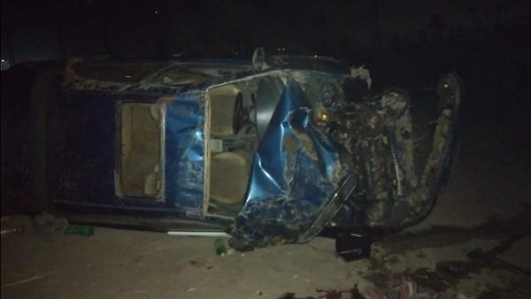 انقلاب سيارة ملاكي-