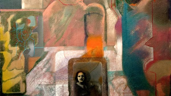 إحدى اللوحات المشاركة