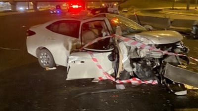 إصابة 6 أشخاص بينهم أطفال في انقلاب سيارة أجرة بشمال سيناء