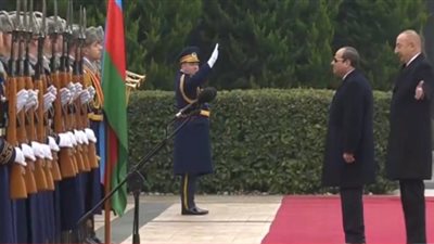 السيسي يقدم العزاء لـ رئيس أذربيجان في ضحايا حادث إطلاق النار على السفارة الأذرية بطهران