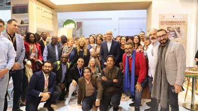 القاهرة الدولي للكتاب يستقبل فريق القاهرة تنادي Cairo Calling