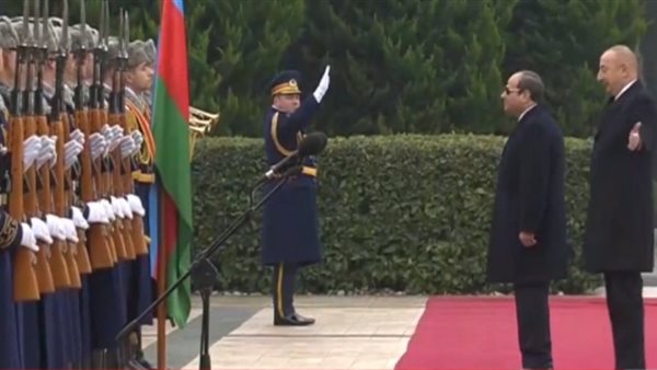 السيسي مع رئيس أذربيجان