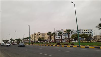 غيوم وشبورة مائية كثيفة تغطي سماء الغردقة| صور