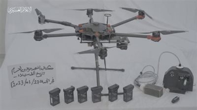 كتائب القسام تسيطر على طائرة مسيرة إسرائيلية وتحصل على معلومات سرية | صور