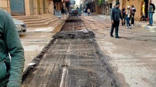 رصف شوارع العجمى