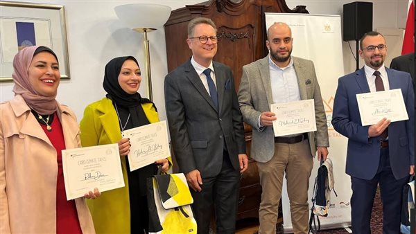 السفير الألماني والمكرمون