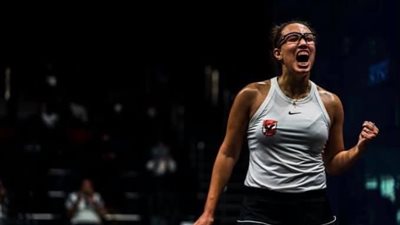 تتمنى الوصول للعالمية.. سنا محمود بطلة مصر في الإسكواش تستعد لخوض 3 بطولات بأمريكا