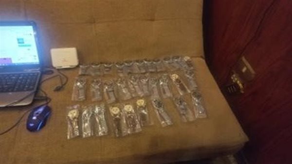 جانب من المضبوطات