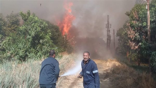 السيطرة علي حريق