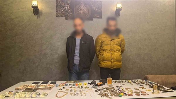 المتهمين بحوزه المضبوطات