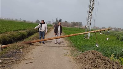 القبض على تشكيل عصابي تخصص في سرقة أعمدة الإنارة بالفيوم