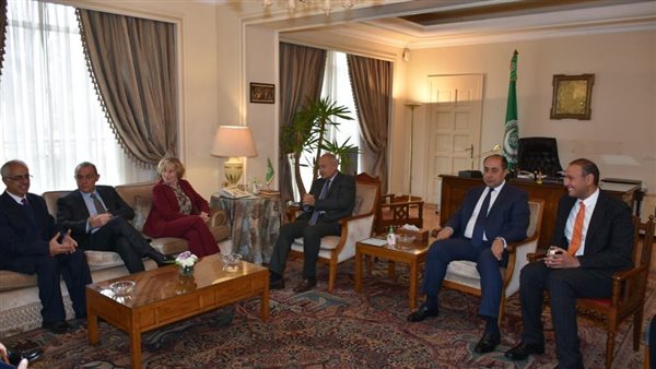 جانب من مباحثات أبوالغيط