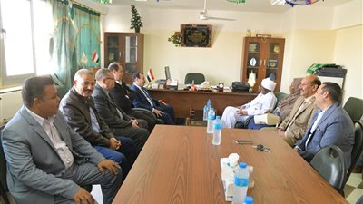القنصل العام لجمهورية السودان يزور جامعة الوادي الجديد