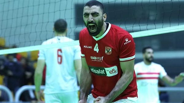 أحمد صلاح لاعب طائرة