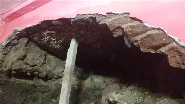 انهيار جزئي بمنزل