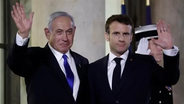 ماكرون ونتنياهو 