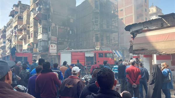 جانب من الحريق