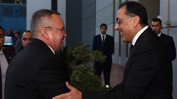 رئيسا وزراء مصر ورومانيا
