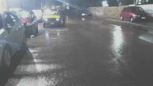 هطول أمطار فى الإسكندرية