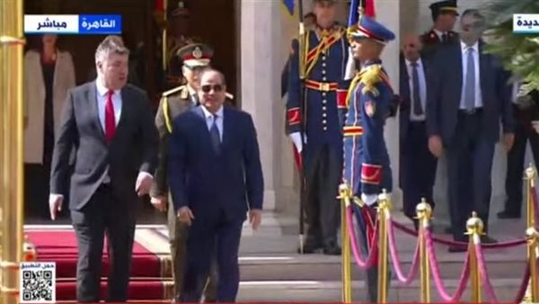الرئيس السيسي يستقبل