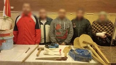 القبض على 5 أشخاص من أصحاب البحث عن الثراء السريع بعين شمس