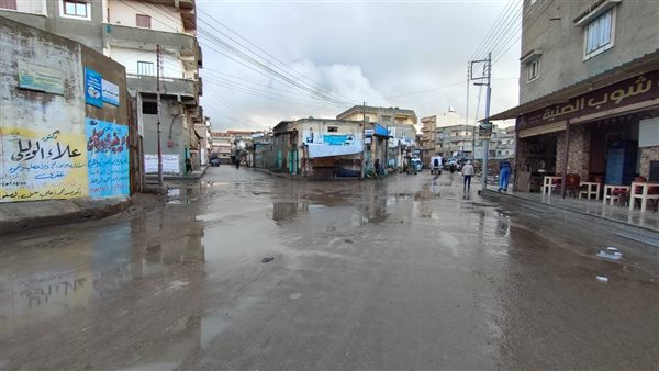 سقوط أمطار غزيرة