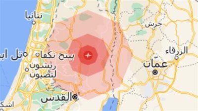 زلزال بقوة 4.4 درجة يضرب فلسطين والأردن