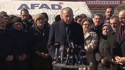 الرئيس التركي: عدد ضحايا الزلزال وصل إلى 9075 شخصا.. والسعودية وقطر والكويت أبرز الدول المساعدة