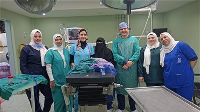كان بيسد مجرى التنفس.. استئصال ورم نادر لطفلة عمرها 5 أشهر بمستشفى بنها للأطفال التخصصي