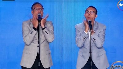 المتسابق فادي عزت يتألق في العزف بفمه على مسرح الدوم.. وسعيد الأرتيست: هعزف معاك