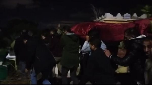  تشييع جثمان ضحية