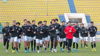 منتخب الشباب يختتم تدريباته استعدادا لودية جنوب السودان بحضور بركات والكومي