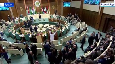 قادة الدول العربية يصلون مقر الجامعة العربية للمشاركة في مؤتمر القدس 