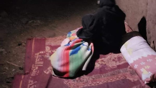 الأم المعتدى عليها