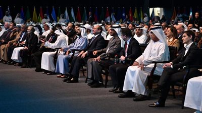 جانب من مشاركة الرئيس السيسي في القمة العالمية للحكومات بدبي