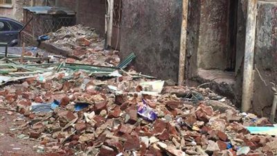 انهيارات جزئية بعقارين في الإسكندرية دون إصابات